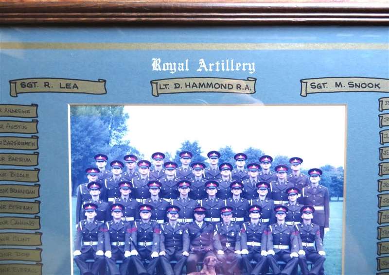 Royal Artillery NicholsonTroop Photo 1988  Framed & Glass