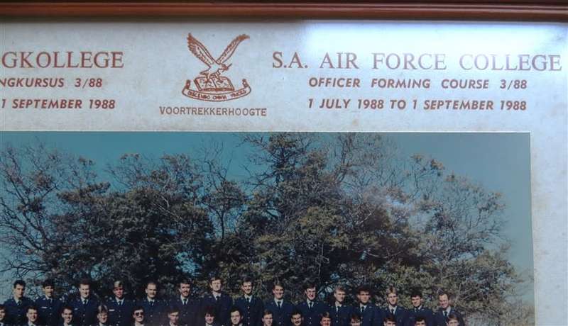 South African Air Force College  Officers Course 1988