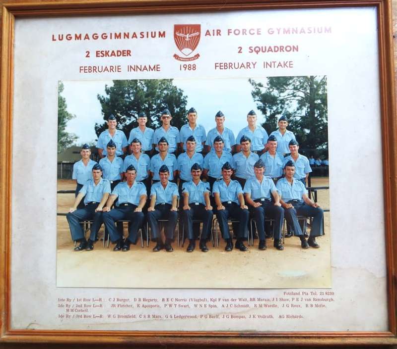 South African Air Force College  Officers Course 1988