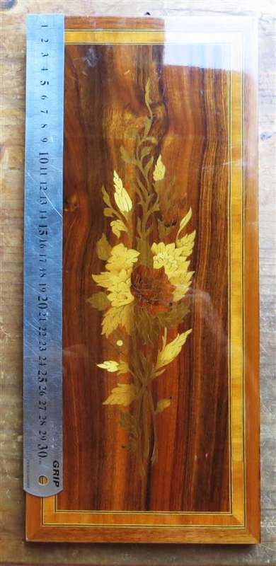 Vintage / Antique Wood Inlay Artwork - Amazing finish and detail