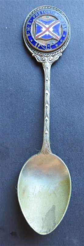 Vintage H.M.S Pretoria Union Castle Teaspoon