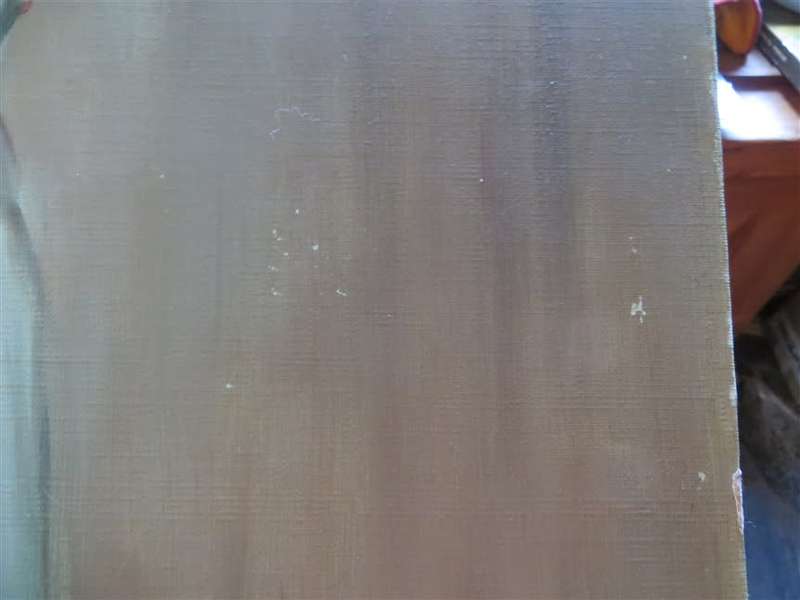 Original Vintage Painting by Lolly Clarke , Tokyo , 1979 with message from artist on the back