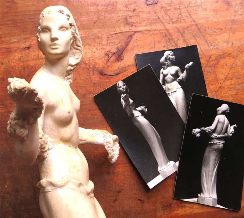 Goddess Sculpture 440mm high - Sculptor - Rose Dearing circa. 1968