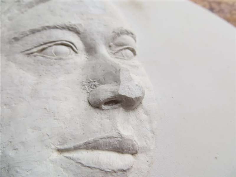3 x Unfinished relief sculptures - Sculptor Rose Dearing - 1 bid for all