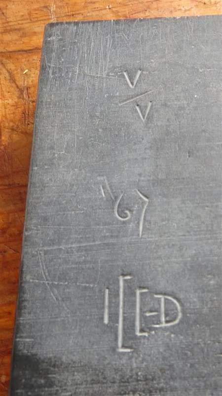 Large Relief Sculpture Set - 5 x Large Black Stone Numbered & Signed - 150mm x 460mm each Stone