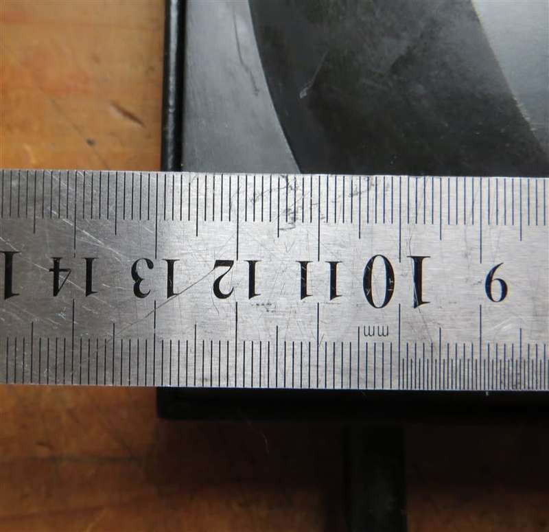Abstract Black Stone relief Sculpture signed on stand - 1967