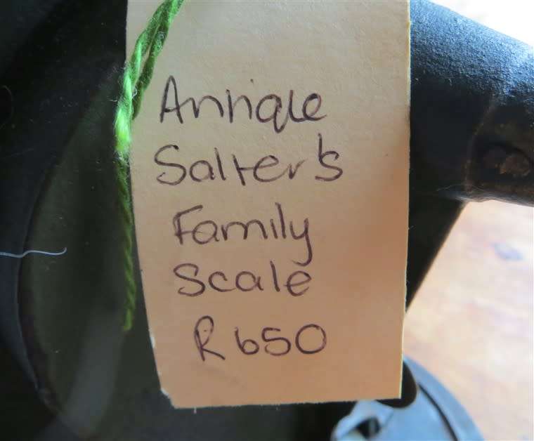 Victorian Antique Salter Scale - Heavy base & quality item Late 1800`s