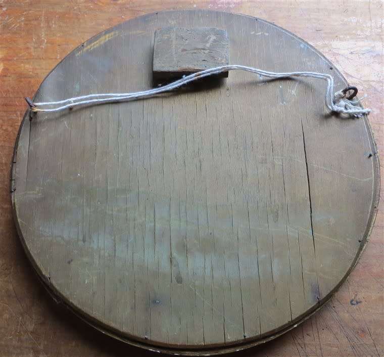 Antique Ornate frame Round bevelled mirror -270mm Diameter frame
