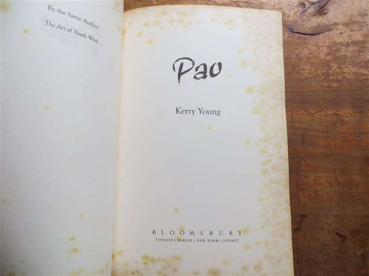 PAO - Kerry Young - rust spots and foxing