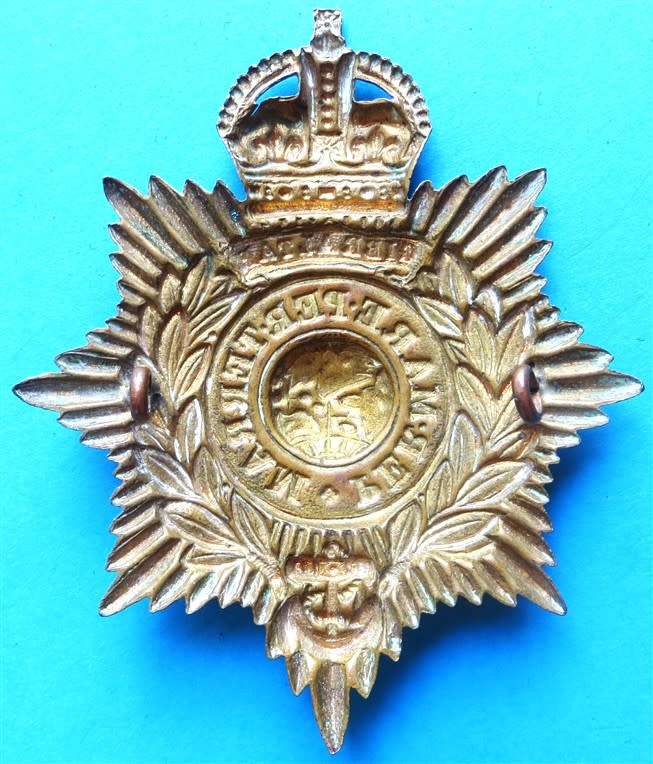 Large British Royal Marines Helmet Plate