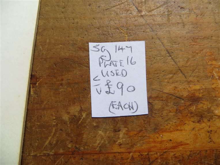 GB SG 147 Plate 16 Used Catalogue Value  R1800.00