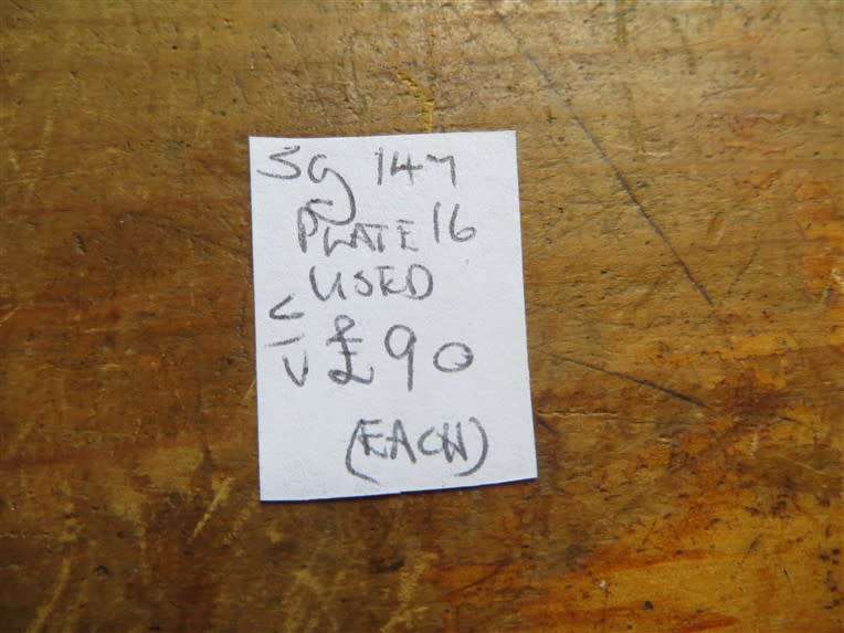 GB SG 147 Plate 16 Used Catalogue Value  R1800.00