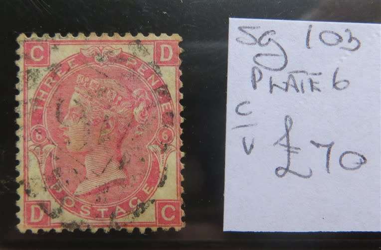 GB SG103 Plate 6 Victoria High Value R1400.00