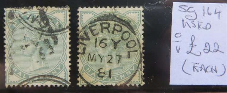 GB SG164 Victoria High Value R880.00