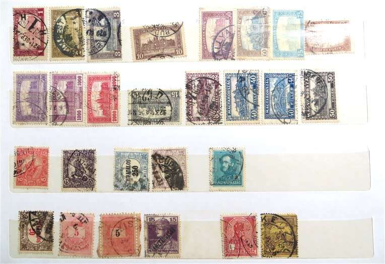 Hungary Stamps on Album Pages - 1 Bid for the Lot