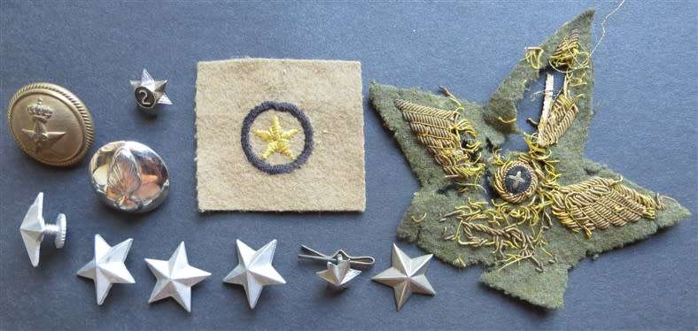 5 Pointed Star Military Lot - 1 Bid