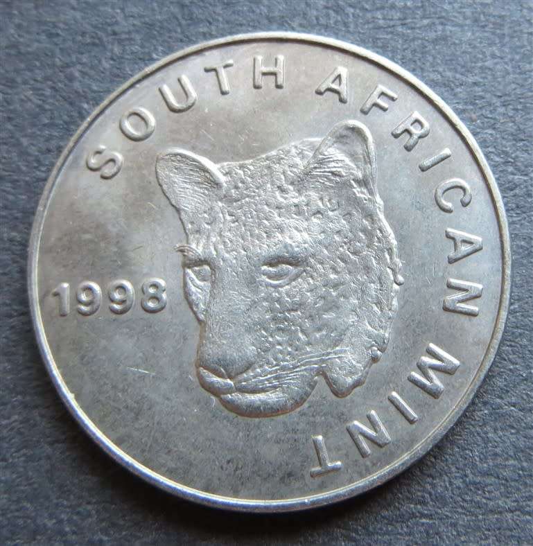 1998 Leopard SA Mint Coin World Token