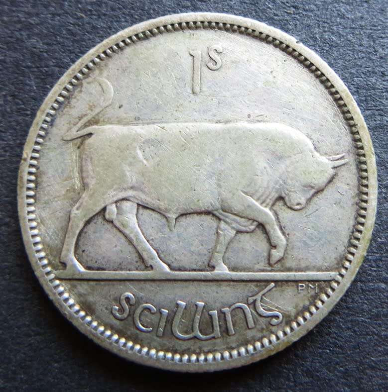 Ireland 1930 1 Shilling SILVER SCARCE