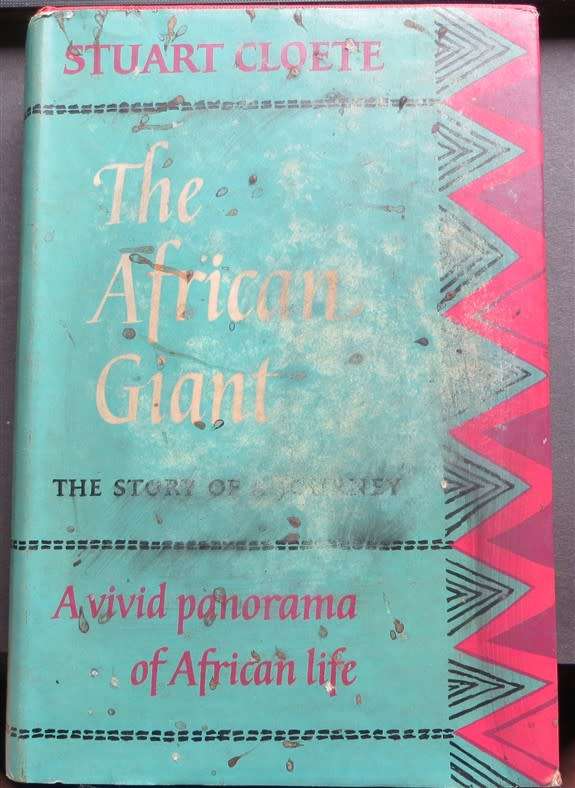 1958 The African Giant - Stuart Cloete Africana/Rhodesiana