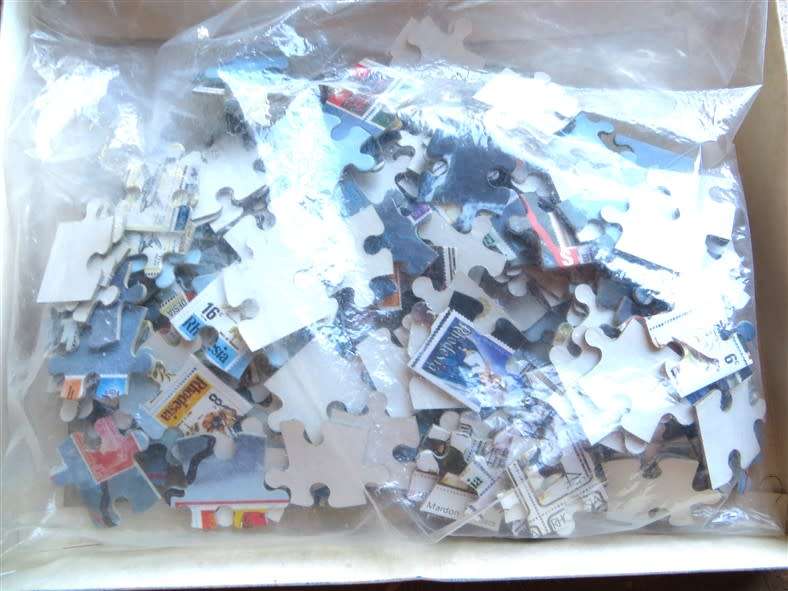 Rhodesia Stamps Map Puzzle - Have not checked if all there & complete