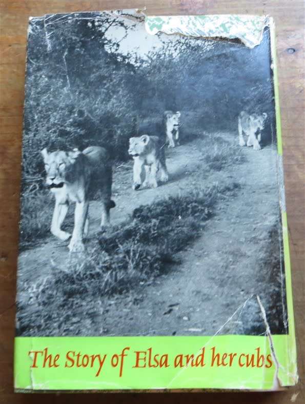 1961 Living Free - Joy Adamson - The Story of Elsa & Her Cubs