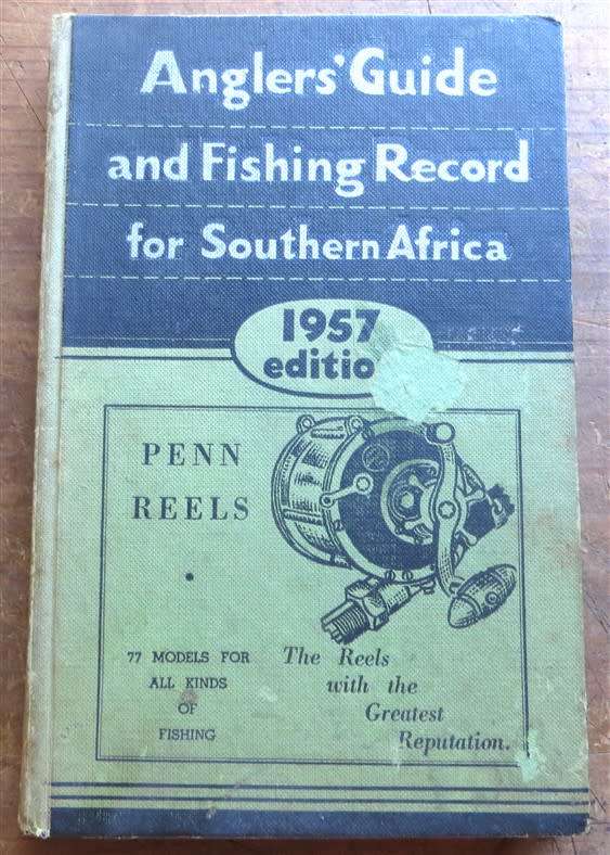1957 Angler`s Guide & Fishing Record Hardcover - Charles Horne