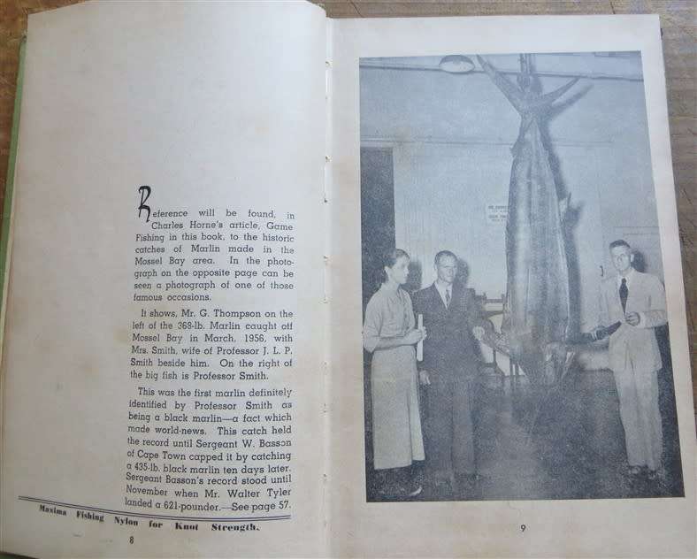 1957 Angler`s Guide & Fishing Record Hardcover - Charles Horne