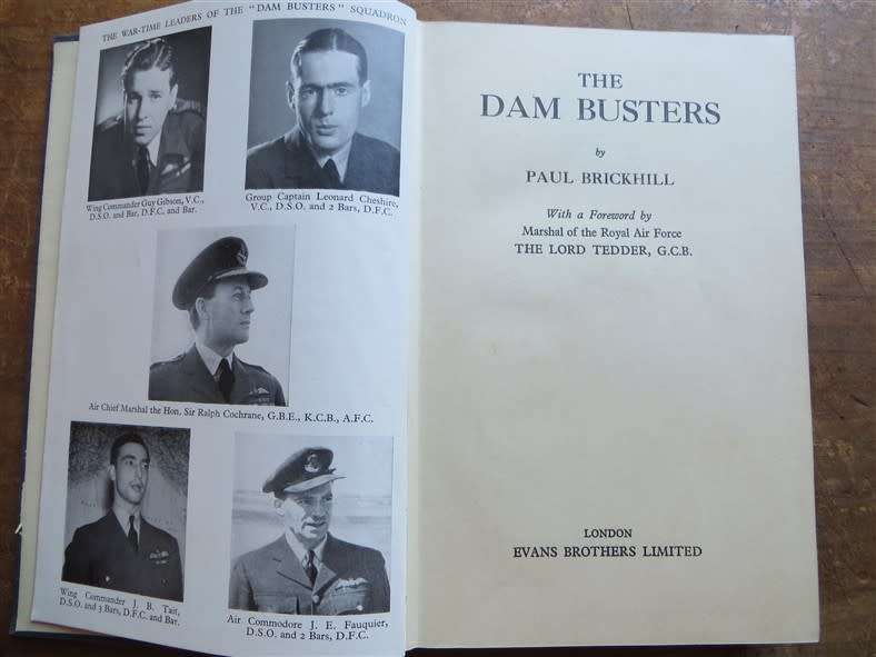 The Dam Busters - Paul Brickhill 1954 Hardcover