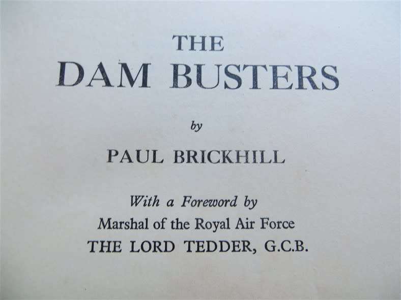 The Dam Busters - Paul Brickhill 1954 Hardcover