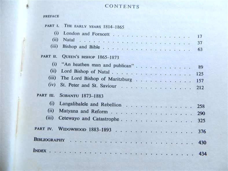 Colenso Letters from Natal - Wyn Rees 1958 1st Edition