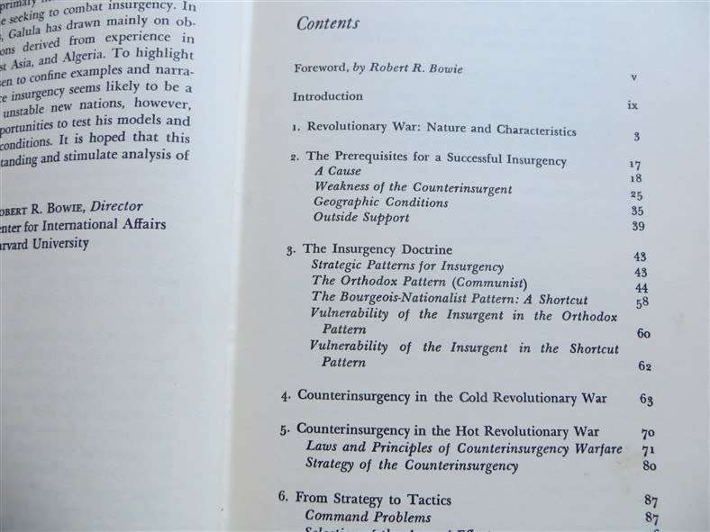 Counter Insurgency Warfare - David Galula - Theory & Practice 1966