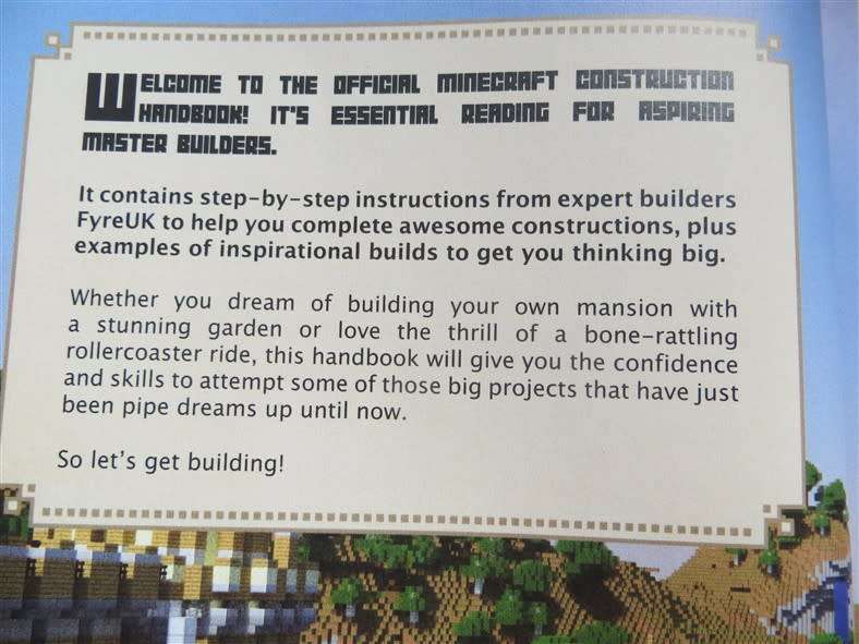 Minecraft - Construction handbook - Mojang Hardcover