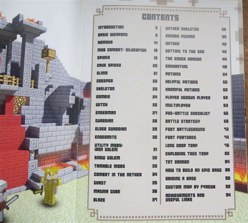 Minecraft - Combat handbook - Mojang Hardcover