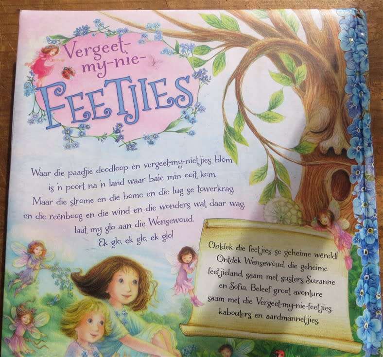 Large Hardcover - Feetjies - Vergeet My Nie