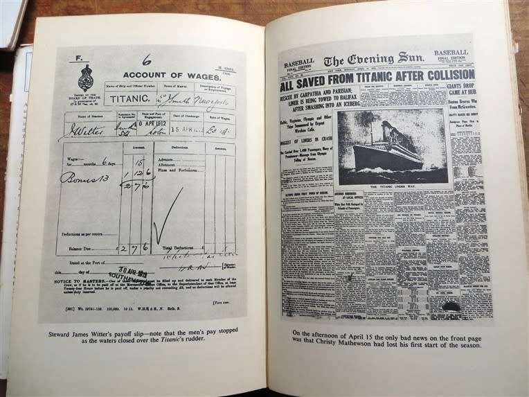 A Night to Remember - Walter Lord - RMS Titanic 1956 1st Edition