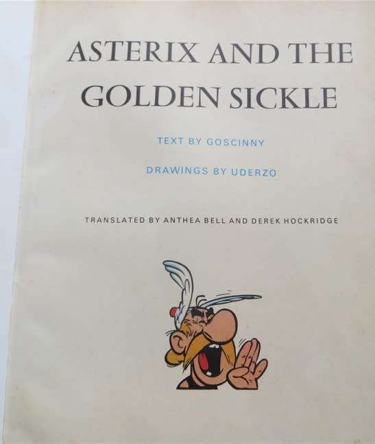 Asterix & the Golden Sickle - Goscinny & Uderzo - Good Condition