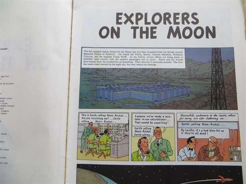 Tintin Explorers on the Moon