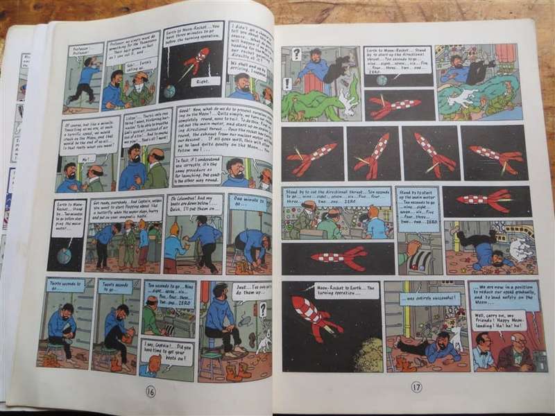 Tintin Explorers on the Moon