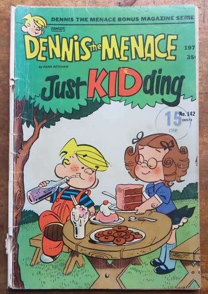Dennis the Menace - Just Kidding Comic - Error Cutoff