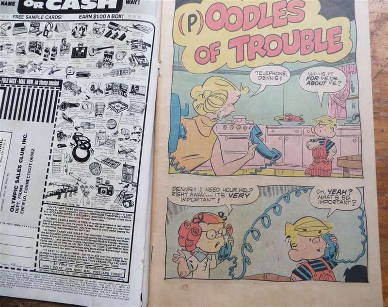 Dennis the Menace - Just Kidding Comic - Error Cutoff