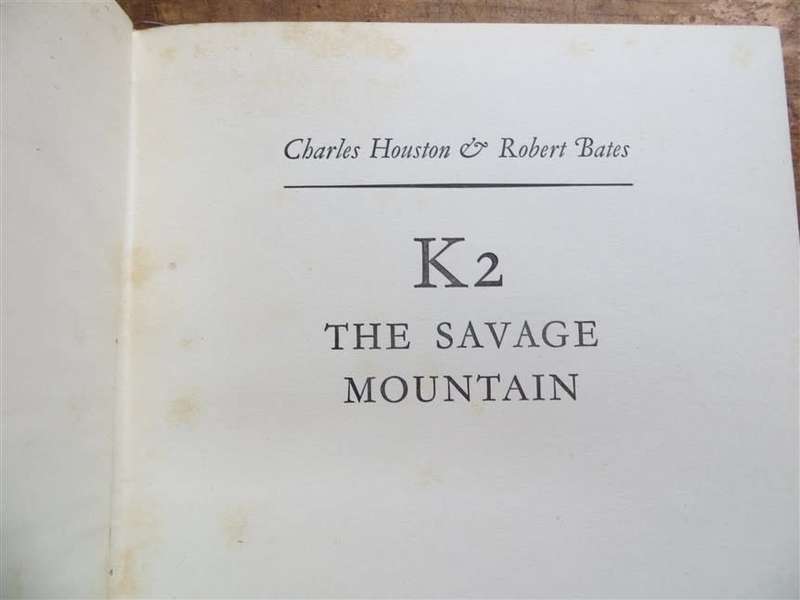 K2 The Savage Mountain - C.Houston & R.Bates 1955 - SCARCE