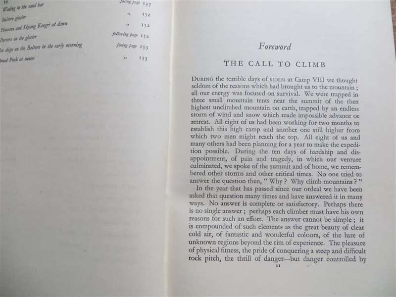 K2 The Savage Mountain - C.Houston & R.Bates 1955 - SCARCE