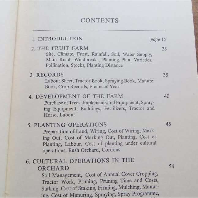 The Fruit Farm - Establishment & Cost - O.G Dorey - dust cover torn