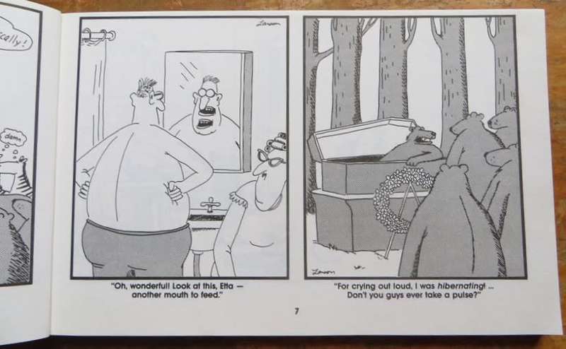 Night of the Crash Test Dummies - Far Side - Gary Larson