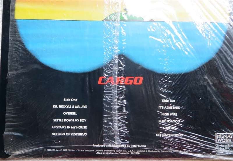 Men at Work - Cargo - Vintage Vinyl LP VG/see pics