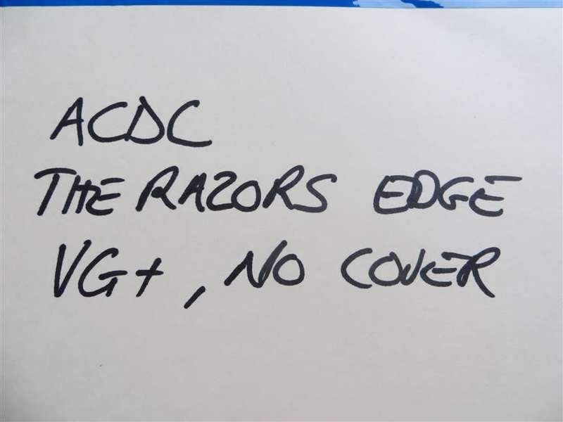 ACDC - Razors Edge - Vintage Vinyl LP VG / no Cover
