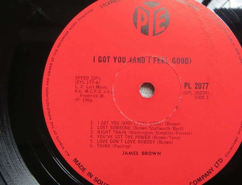 James Brown - I Feel Good - Vintage Vinyl LP - VG