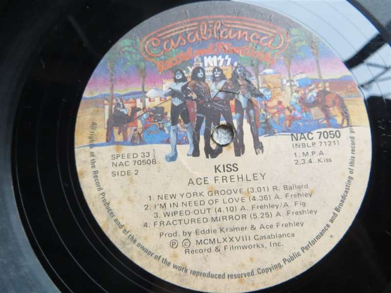 KISS - Ace Frehley - Vintage Vinyl LP VG