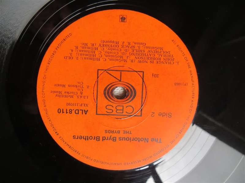 The Byrds - The Notorious Byrd Brothers - Vintage Vinyl LP VG