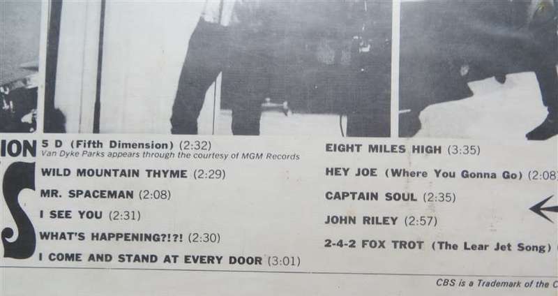The Byrds - Fifth Dimension - Vintage Vinyl LP VG/G